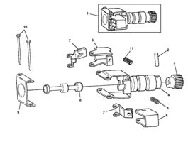 TRANSMISSION - BRAKES Chevrolet CK Truck (Mexico) GOVERNOR ASSEMBLY (1992-1993)