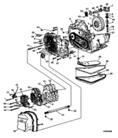 TRANSMISSION - BRAKES Chevrolet Cavalier (Mexico) AUTOMATIC TRANSMISSION MD9, 1995-1998