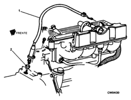 TRANSMISSION - BRAKES Chevrolet Cavalier (Mexico) CABLE AND ACCELARATION VALVE MD9 1995-2001