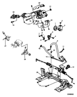 FRONT AXLE-FRONT SUSPENSION-STEERING Chevrolet Cavalier (Mexico) COMPONENTS STERING LN2 1995-2002