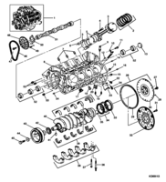 ENGINE - CLUTCH Chevrolet Kodiak (Mexico) ENGINE , 8.1 L18 (PART 1) 2001 -01