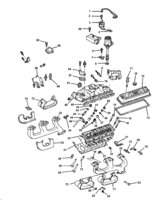 ENGINE - CLUTCH Chevrolet Suburban (Mexico) PARTES DE MOTOR (PARTE II) 1987-1991