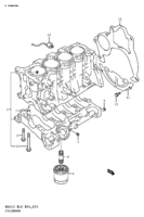 Engine Suzuki Alto RA410, -2, -3, -4 CYLINDER