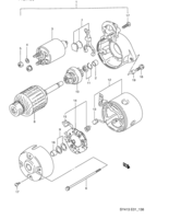 Electrical Suzuki Baleno/Esteem SY413 STARTING MOTOR (SY413:MT:E17)(SEE NOTE)