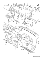 Body Chevrolet Baleno/Esteem SY413 INSTRUMENT PANEL (RHD)
