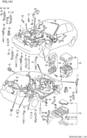 Electrical Suzuki Baleno/Esteem SY413-2 WIRING HARNESS (3DR)