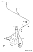 Electrical Suzuki Baleno/Esteem SY413-2 FR WINDSHIELD WASHER (N/HEADLAMP CLEANER)