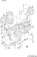 Transmission Suzuki Baleno/Esteem SY413-3, -4, -5 MT TM CASE (MT:4WD)