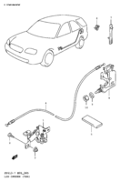 Body Chevrolet Baleno/Esteem SY413-7 LID OPENER (5DR)