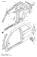 Body Chevrolet Baleno/Esteem SY413-7 SIDE BODY PANEL (3DR)