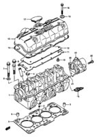 Engine Chevrolet Carry/Super Carry SK410, -2 CYLINDER HEAD