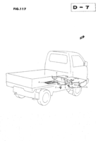 Body Chevrolet Carry/Super Carry SK410-3 FLOOR MAT (T/K)