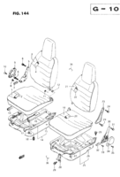 Body Chevrolet Carry/Super Carry SK410-3 FRONT SEAT (V:RHD:TA)