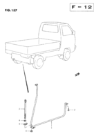 Body Chevrolet Carry/Super Carry SK410-3 TIRE CARRIER (T/K)