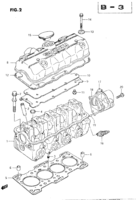 Engine Chevrolet Carry/Super Carry SK410-3 CYLINDER HEAD