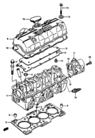 Engine Chevrolet Carry/Super Carry SK410-4 CYLINDER HEAD