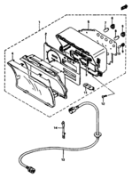 Electrical Chevrolet Carry/Super Carry SK410-4 SPEEDOMETER (V)