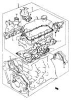 Engine Chevrolet Forsa Swift SA310 ENGINE GASKET SET