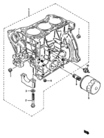 Engine Suzuki Forsa Swift SA310 CYLINDER BLOCK