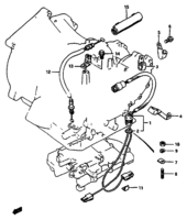 Transmission Chevrolet Forsa Swift SA310 AT SOLENOID HARNESS AND CONTROL CABLE (AT)
