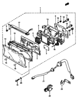 Electrical Chevrolet Forsa Swift SA310 SPEEDOMETER (DIGITAL TYPE)