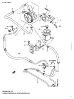 Suspension/Brake Suzuki Grand Vitara JB420W, -2 POWER STEERING OIL PUMP (JB420W:LHD)