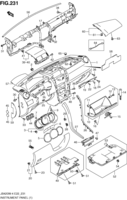 Body Chevrolet Grand Vitara JB420W-4 INSTRUMENT PANEL (LHD)