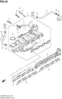 Engine Chevrolet Grand Vitara JB424W-4 INTAKE MANIFOLD (JB424W)