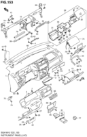 Body Chevrolet Grand Vitara SQ416V-2, X-2 INSTRUMENT PANEL (LHD)