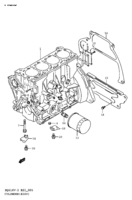 Engine Chevrolet Grand Vitara SQ416V-2, X-2 CYLINDER (SQ416)