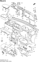 Body Chevrolet Grand Vitara SQ420W-3, WD-3 INSTRUMENT PANEL (RHD)