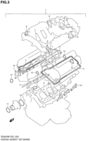 Engine Chevrolet Grand Vitara SQ625W ENGINE GASKET SET (SQ625W)