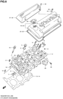 Engine Chevrolet Grand Vitara SQ625W CYLINDER HEAD (SQ625W)