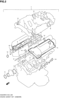 Engine Chevrolet Grand Vitara SQ625W-3 ENGINE GASKET SET (SQ625W)