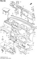 Body Chevrolet Grand Vitara XL-7 JA627W-3 INSTRUMENT PANEL (RHD)