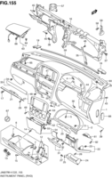 Body Chevrolet Grand Vitara XL-7 JA627W-4 INSTRUMENT PANEL (RHD)