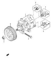 Engine Suzuki Jimny SN413Q, Q-2, V-2 INJECTION PUMP (DIESEL)