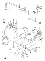 Engine Chevrolet Jimny SN413Q, Q-2, V-2 EMISSION CONTROL (PETROL:TYPE 1,TYPE 2:E11,E21,E24)