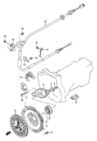 Transmission Chevrolet Jimny SN413Q, Q-2, V-2 MT CLUTCH (MT:LHD:PETROL)