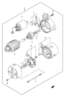Electrical Suzuki Jimny SN413Q, Q-2, V-2 STARTING MOTOR (PETROL)