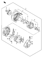 Electrical Suzuki Jimny SN413Q, Q-2, V-2 GENERATOR (PETROL)