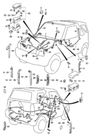 Electrical Chevrolet Jimny SN413Q, Q-2, V-2 WIRING HARNESS (PETROL:TYPE 1)