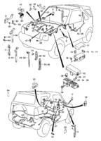 Electrical Chevrolet Jimny SN413Q, Q-2, V-2 WIRING HARNESS (DIESEL)