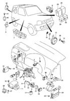 Electrical Suzuki Jimny SN413Q, Q-2, V-2 ELECTRICAL CONTROL (RHD)