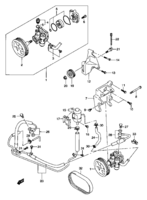 Suspension/Brake Chevrolet Jimny SN413Q, Q-2, V-2 PS OIL PUMP (RHD)