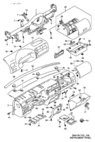 Body Chevrolet Jimny SN413V INSTRUMENT PANEL (LHD)
