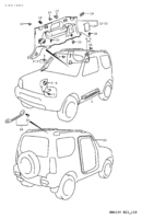 Body Suzuki Jimny SN413V INTERIOR TRIM