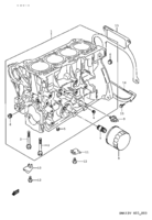 Engine Suzuki Jimny SN413V CYLINDER