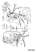 Electrical Chevrolet Jimny SN413V WIRING HARNESS