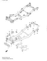 Body Suzuki Jimny SN413V-2, -3, -4 CHASSIS FRAME (SN413V)